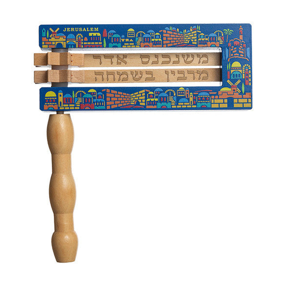 Coloruful Wooden Grogger 35*29 cm