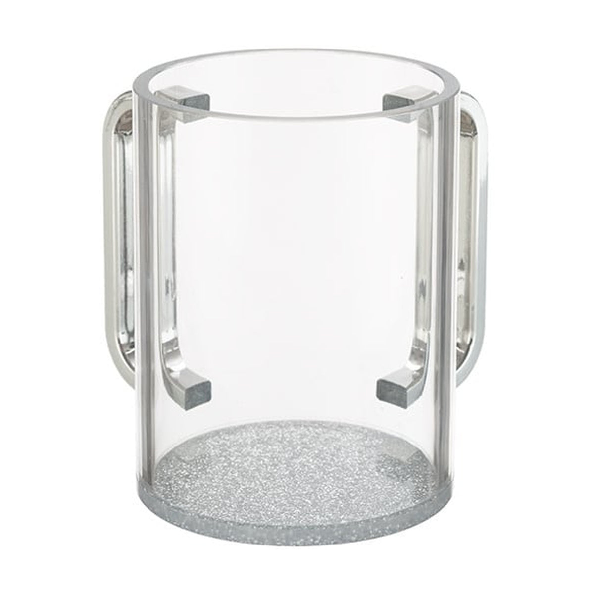 Washing Cup , Acrylic , Silver Base