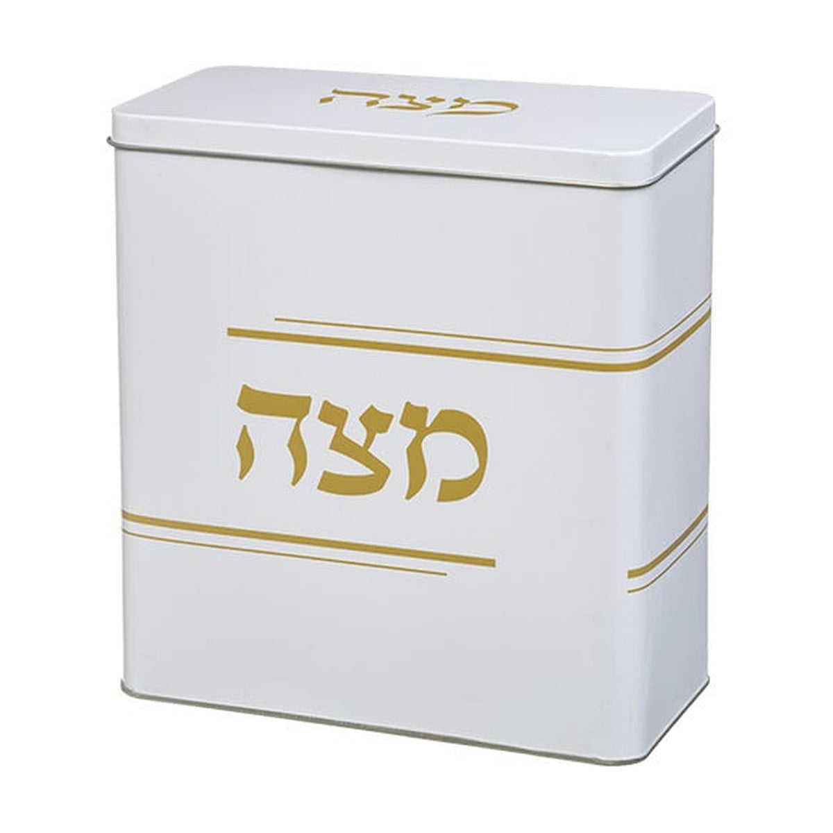 Aluminum Matzah Box, Gold