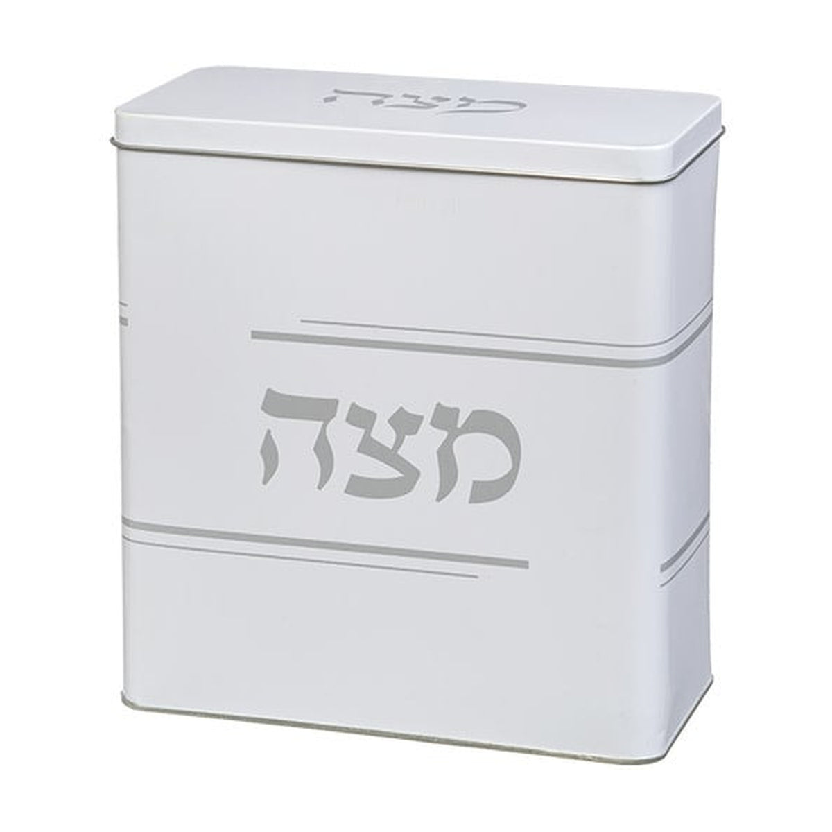 Aluminum Matzah Box, Silver