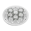 Seder Plate, Laser Cut