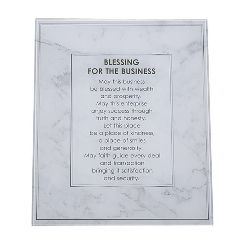 Business Blessing, English, Glass