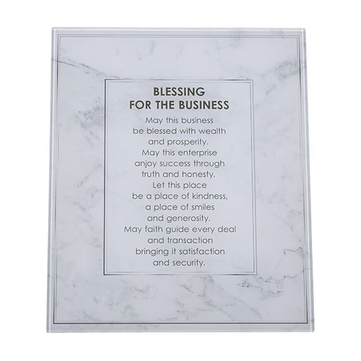 Business Blessing, English, Glass