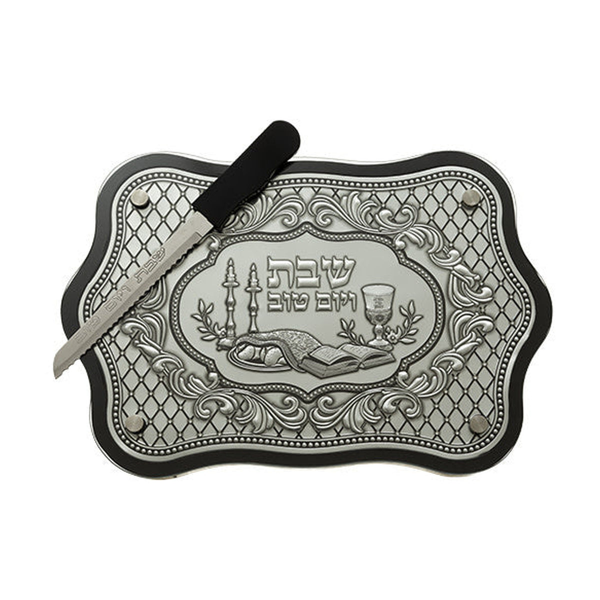 Challah Board with Knife