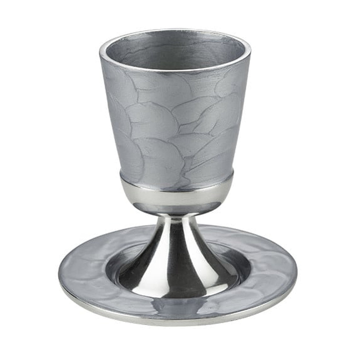 Kiddush Cup Set, Stemmed, Aluminum