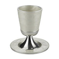 Kiddush Cup Set, Stemmed, Aluminum