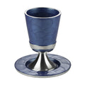 Kiddush Cup Set, Stemmed, Aluminum
