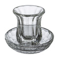 Kiddush Cup Set, Stemless, Crystal