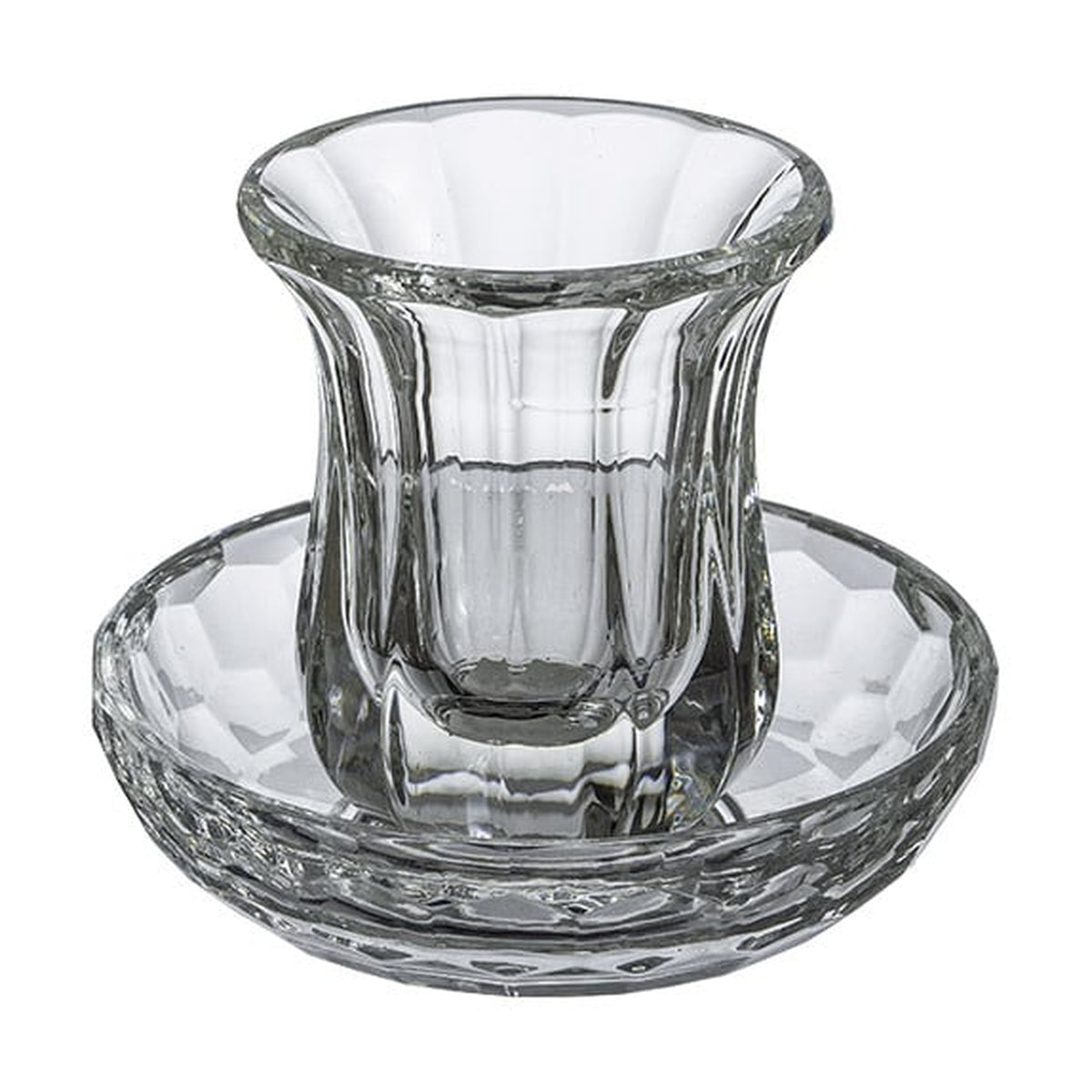 Kiddush Cup Set, Stemless, Crystal