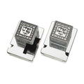 Tefillin Boxes, Silver-Effect, Size 34