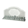 Glass Menorah for Oil