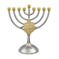 Two-Tone Aluminum Menorah
