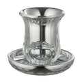 Crystal Kiddush Cup Set, Stemless