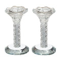 Crystal Candlesticks with Stones