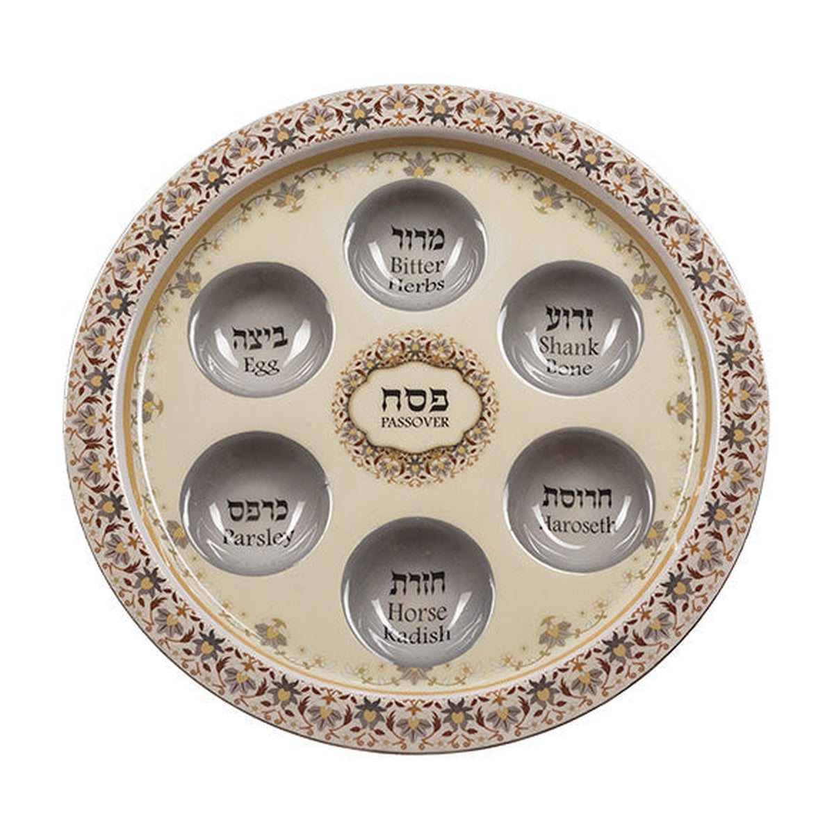 Seder Plate, Aluminum