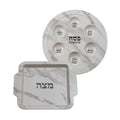 Seder Plate and Matzah Tray set, Bamboo