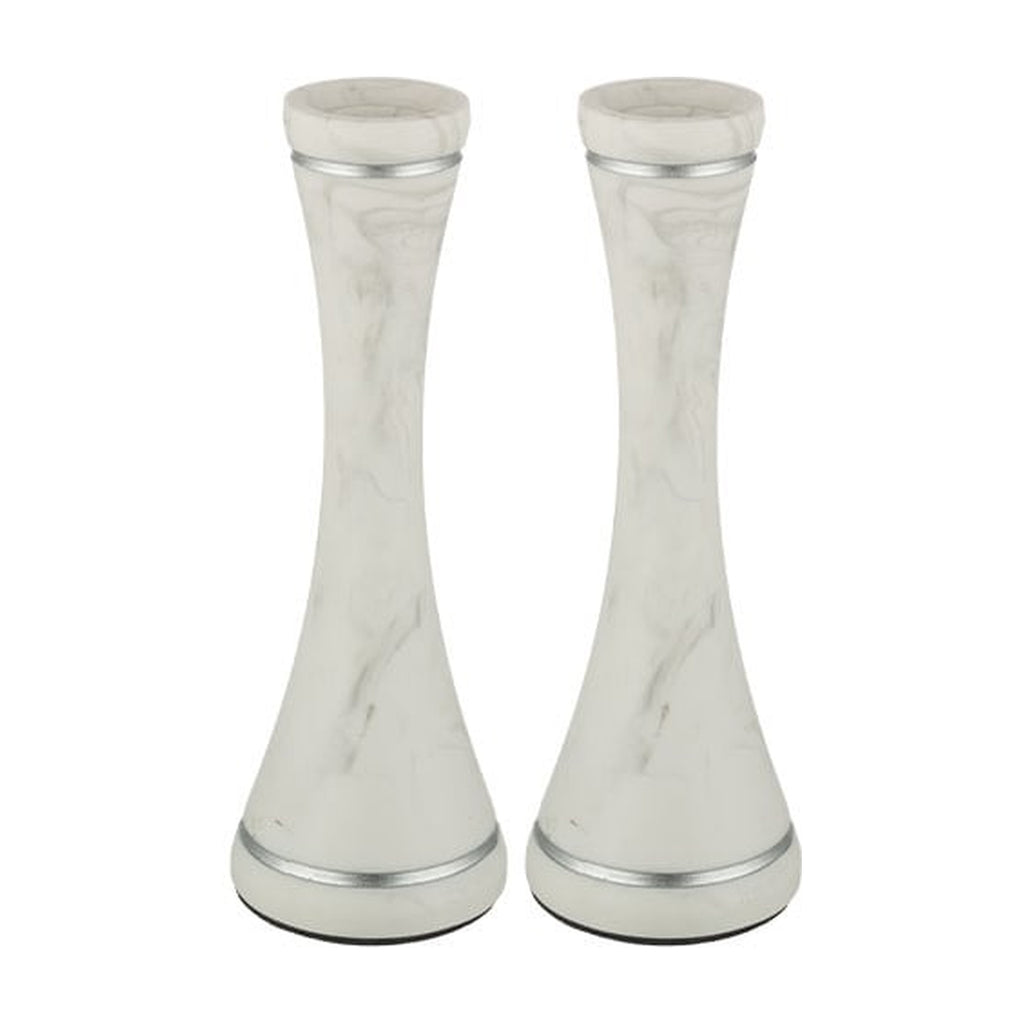 Candlesticks, Marble Effect