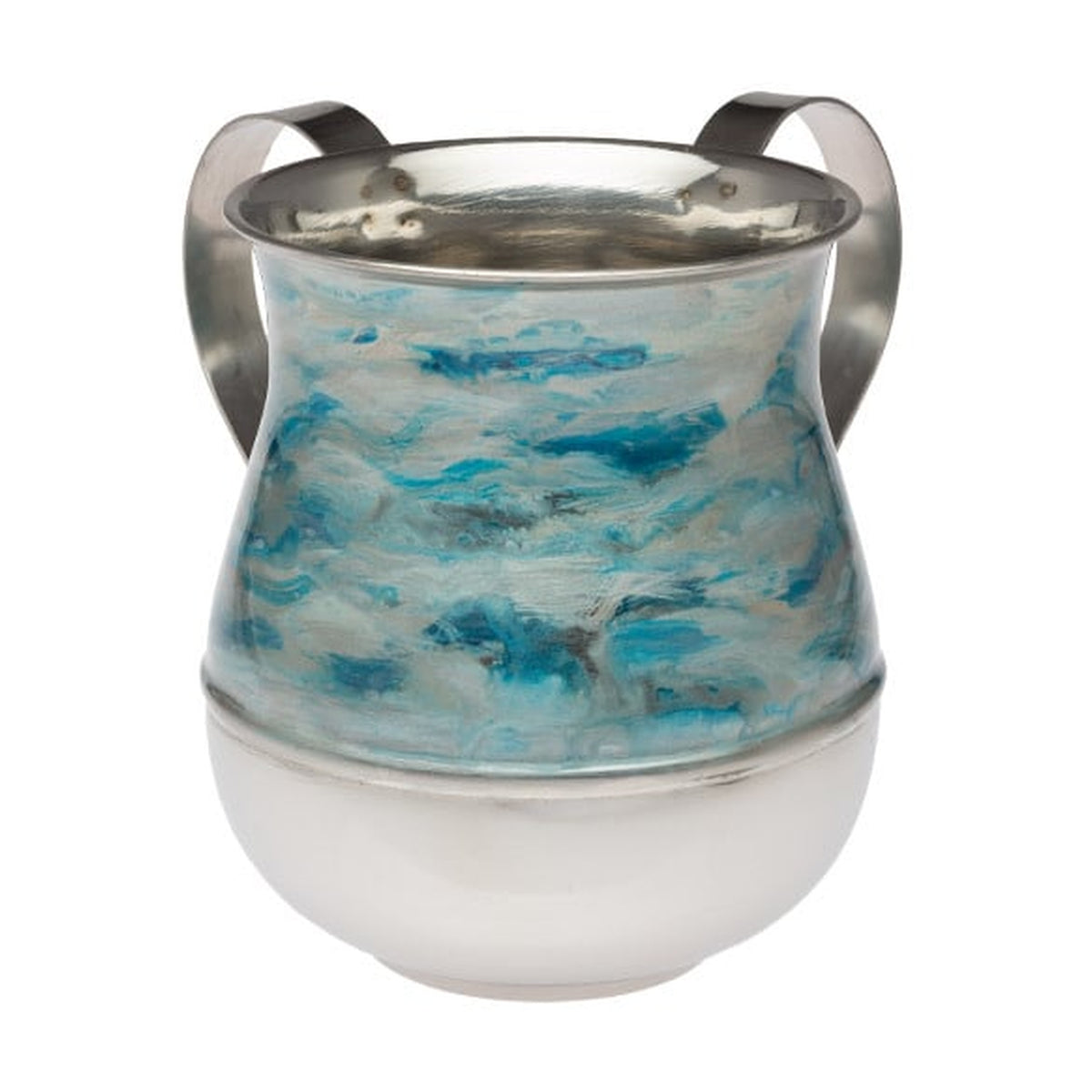 Washing Cup, Stainless Steel with Enamel