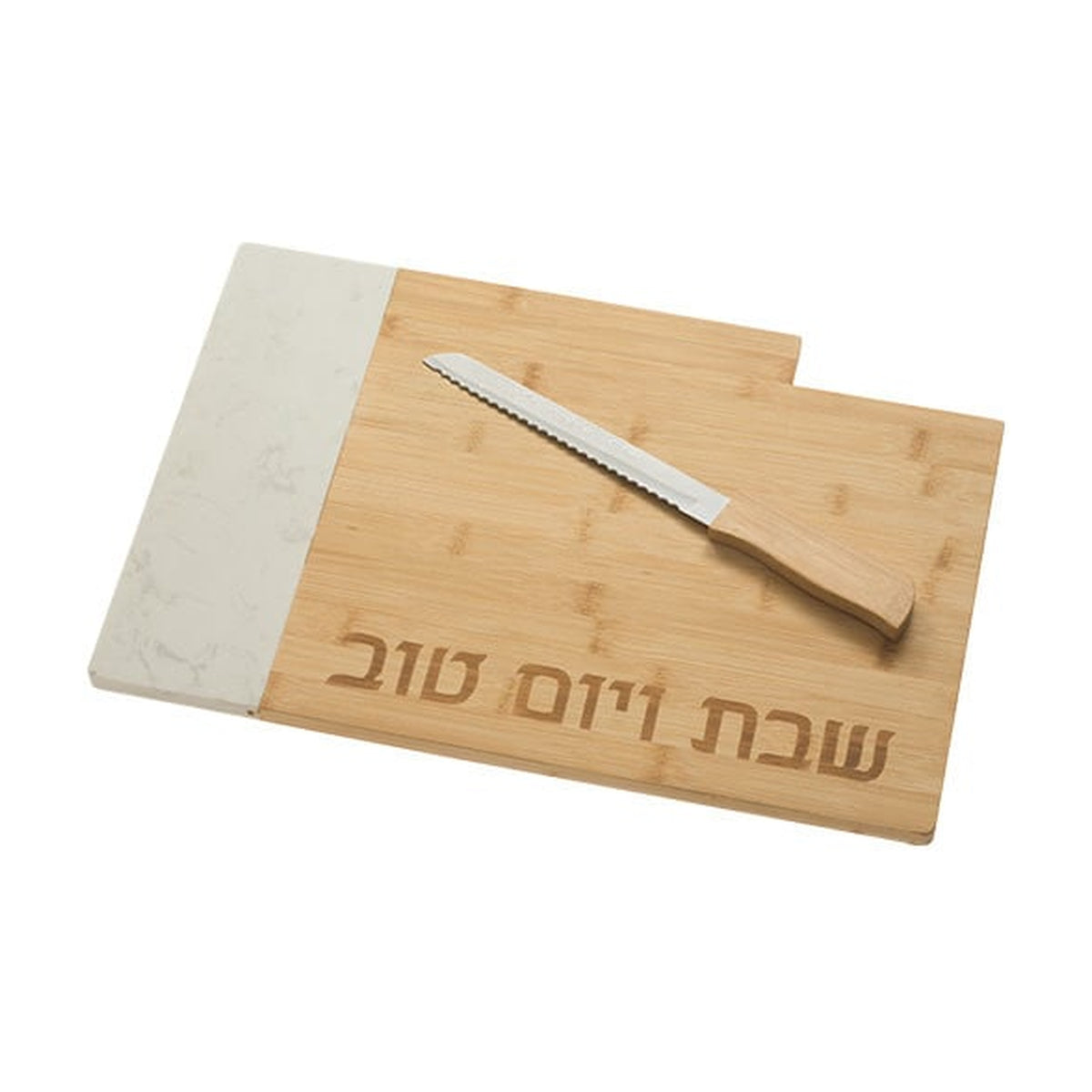 Challah Board, Wood with Marble