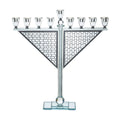 Jumbo Crystal Menorah
