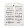 Lucite Havdallah Blessing, Ashkenazi