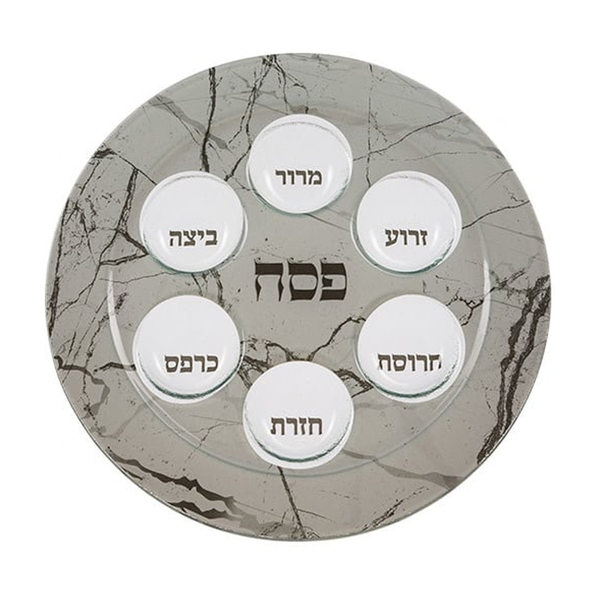 Seder Plate, Glass