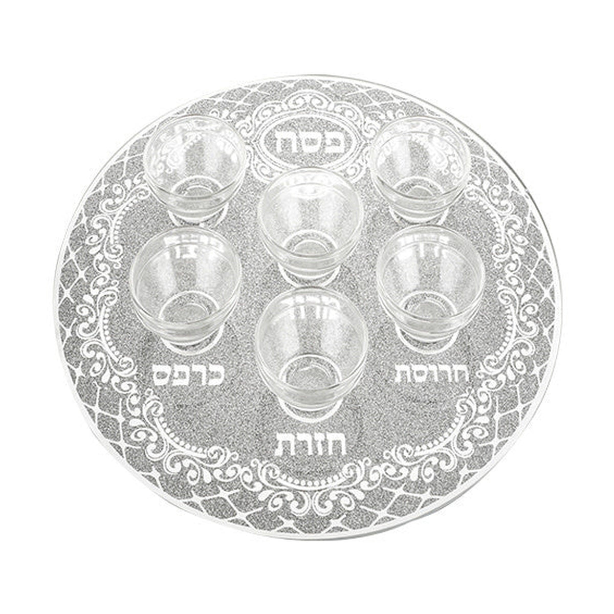 Seder Plate, Glass