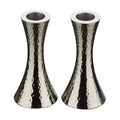 Hammered Aluminum Candlesticks