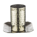 Kiddush Cup with Tray, Stainless Steel