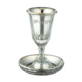 Crystal Kiddush Cup, Stemmed
