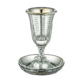 Crystal Kiddush Cup, Stemmed
