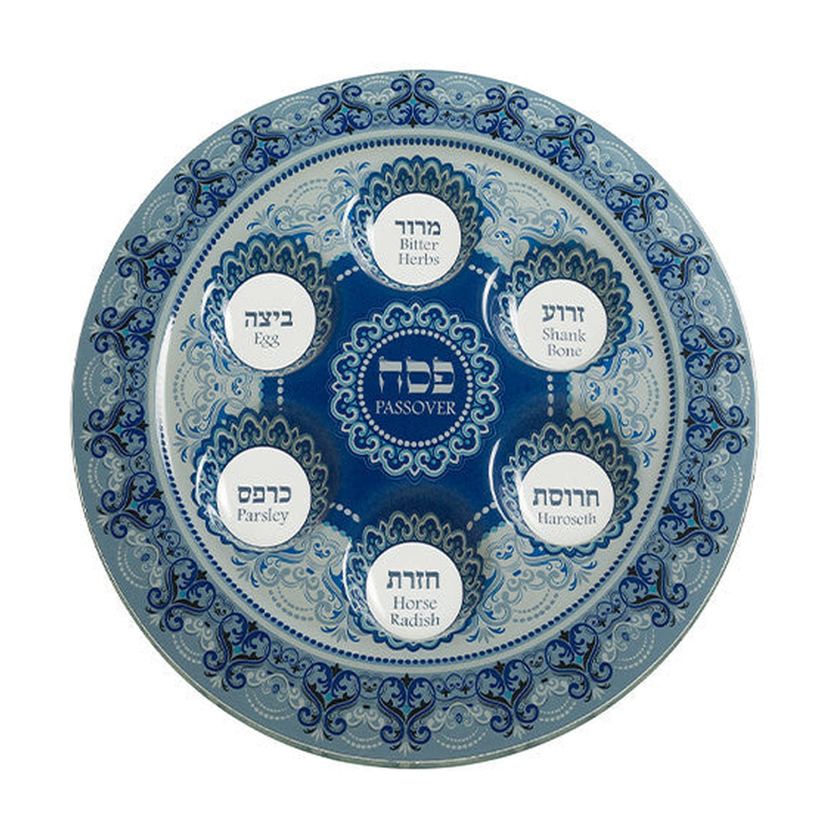 Seder Plate, Glass