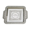 Plastic Matzah Tray, Silver Colour