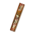 Mezuzah, Copper with Brass Detail