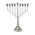 Metal Menorah Silver 64cm