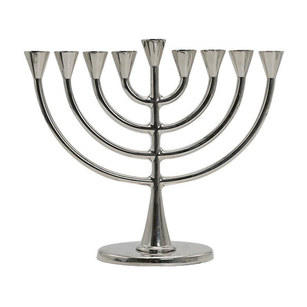 Metal Menorah 23*19 cm - Nickel