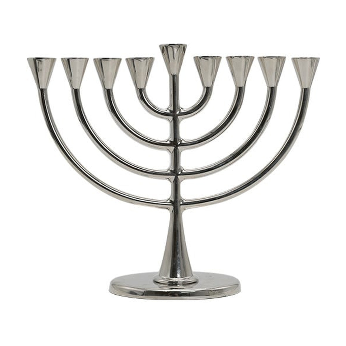 Metal Menorah 23*19 cm - Nickel