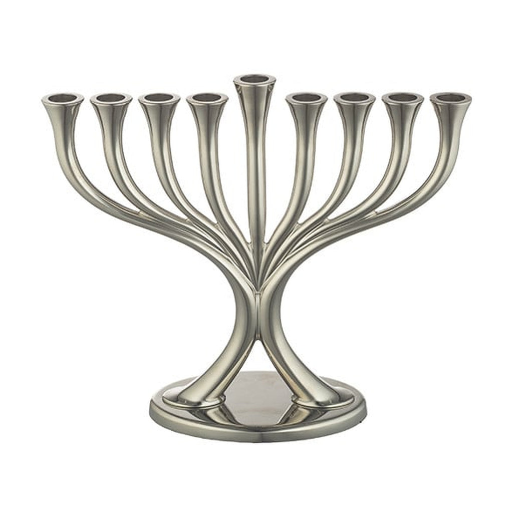 Metal Menorah 23*19 cm - Nickel