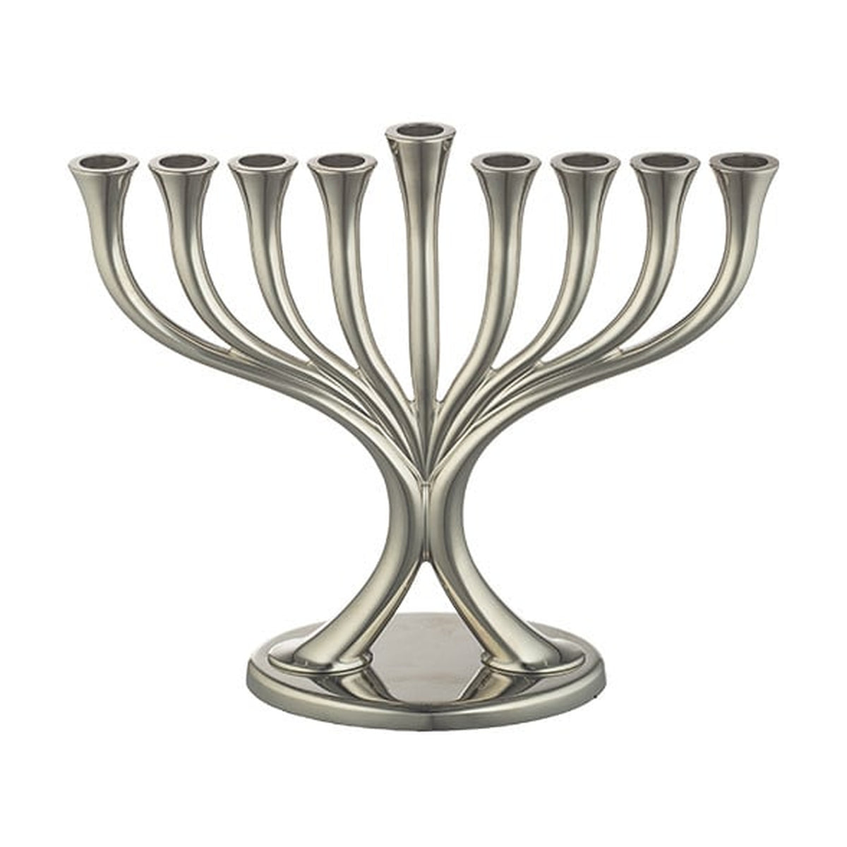 Metal Menorah 23*19 cm - Nickel