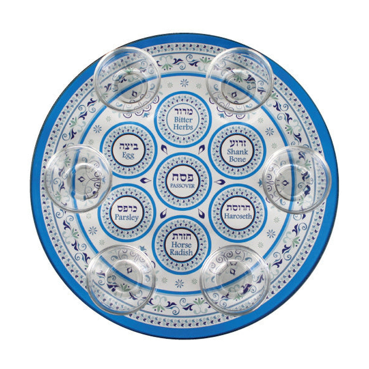 Seder Plate, Glass