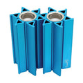 Candlesticks, Magen David, Aluminum