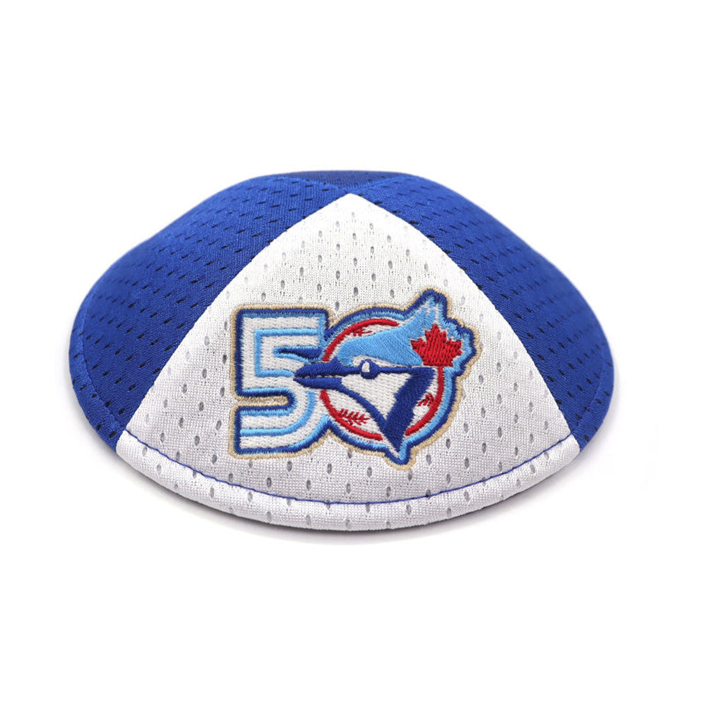 Sport Mesh Kippah, Toronto Blue Jays 50th Season