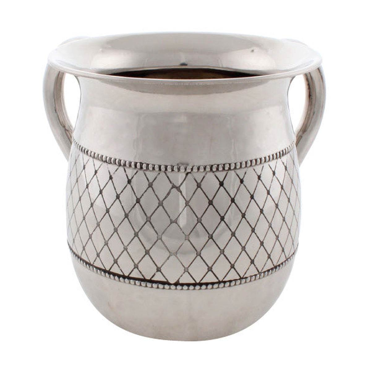 Washing Cup, Stainless Steel, Dotted Design