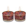 Glass Tealight Candle Holders, Chagall Windows Design