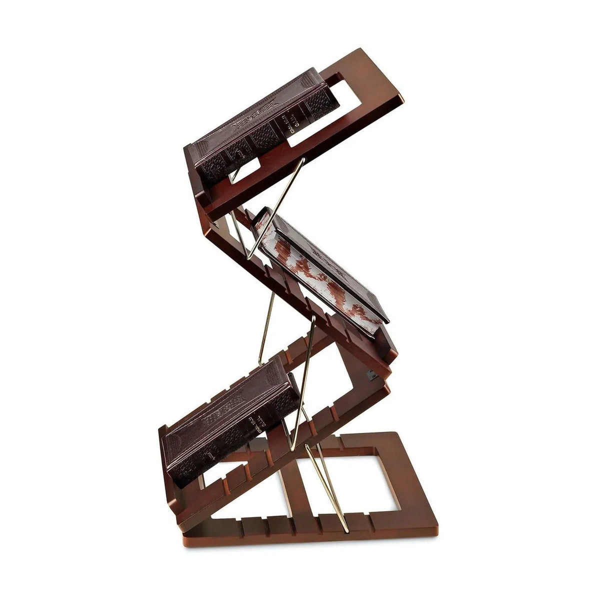Multi-Height Shtender, Two-Tone Wood