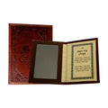Tefillin Mirror, Brown Leather