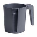 Plastic Washing Cup, Metallic Silver