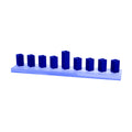 Menorah, Aluminum with Enamel
