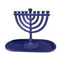 Menorah and Tray Set, Aluminum