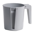 Plastic Washing Cup, Pastel Grey